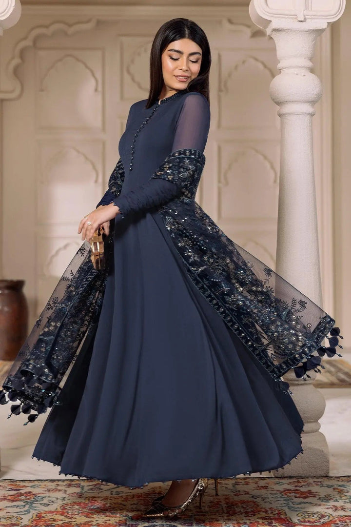Navy Blue 3 piece - RTW1012 Ready to Wear