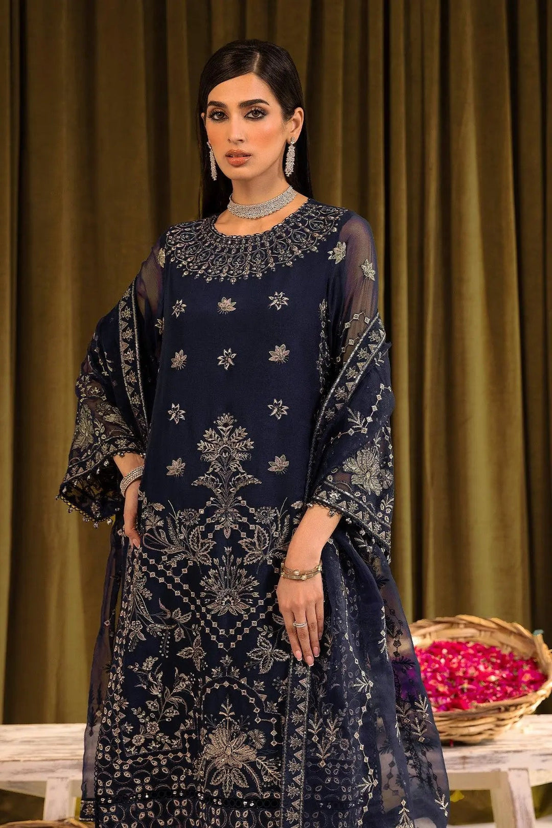 AF-CH-2164-Daim Embroidered Chiffon