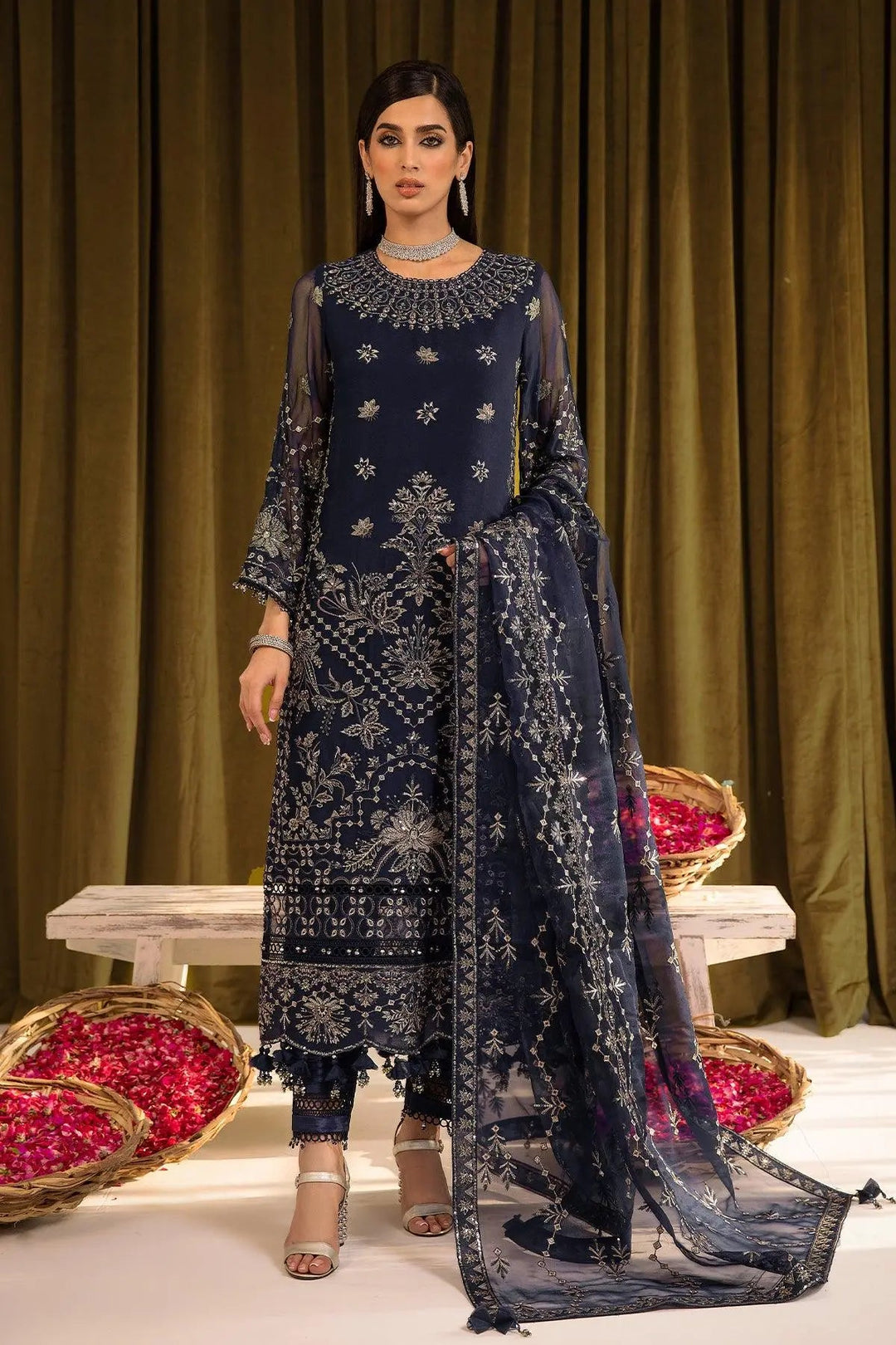 AF-CH-2164-Daim Embroidered Chiffon