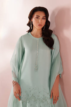 Ice Blue Dress 3 piece - RTW1030