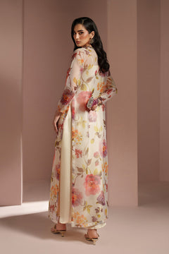 Skin Printed Dress 4 piece - RTW1032