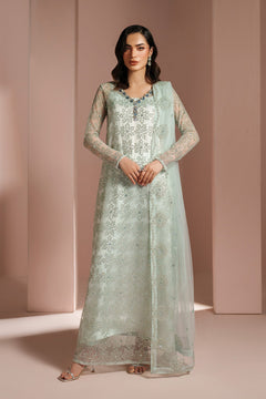 Ice Blue Dress 4 Piece - RTW1033