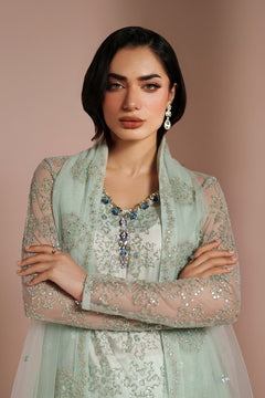Ice Blue Dress 4 Piece - RTW1033