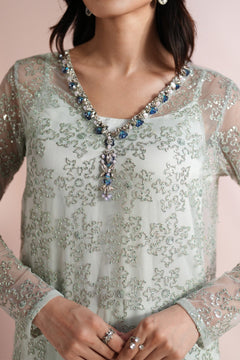 Ice Blue Dress 4 Piece - RTW1033