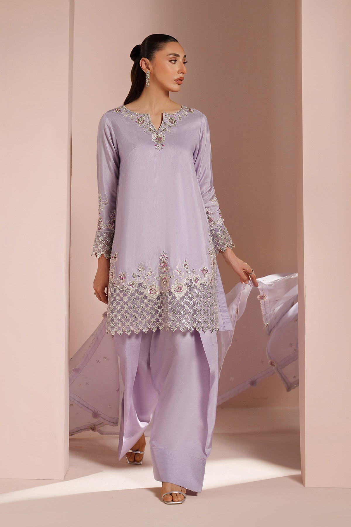 Purple Dress 3 Piece - RTW1034