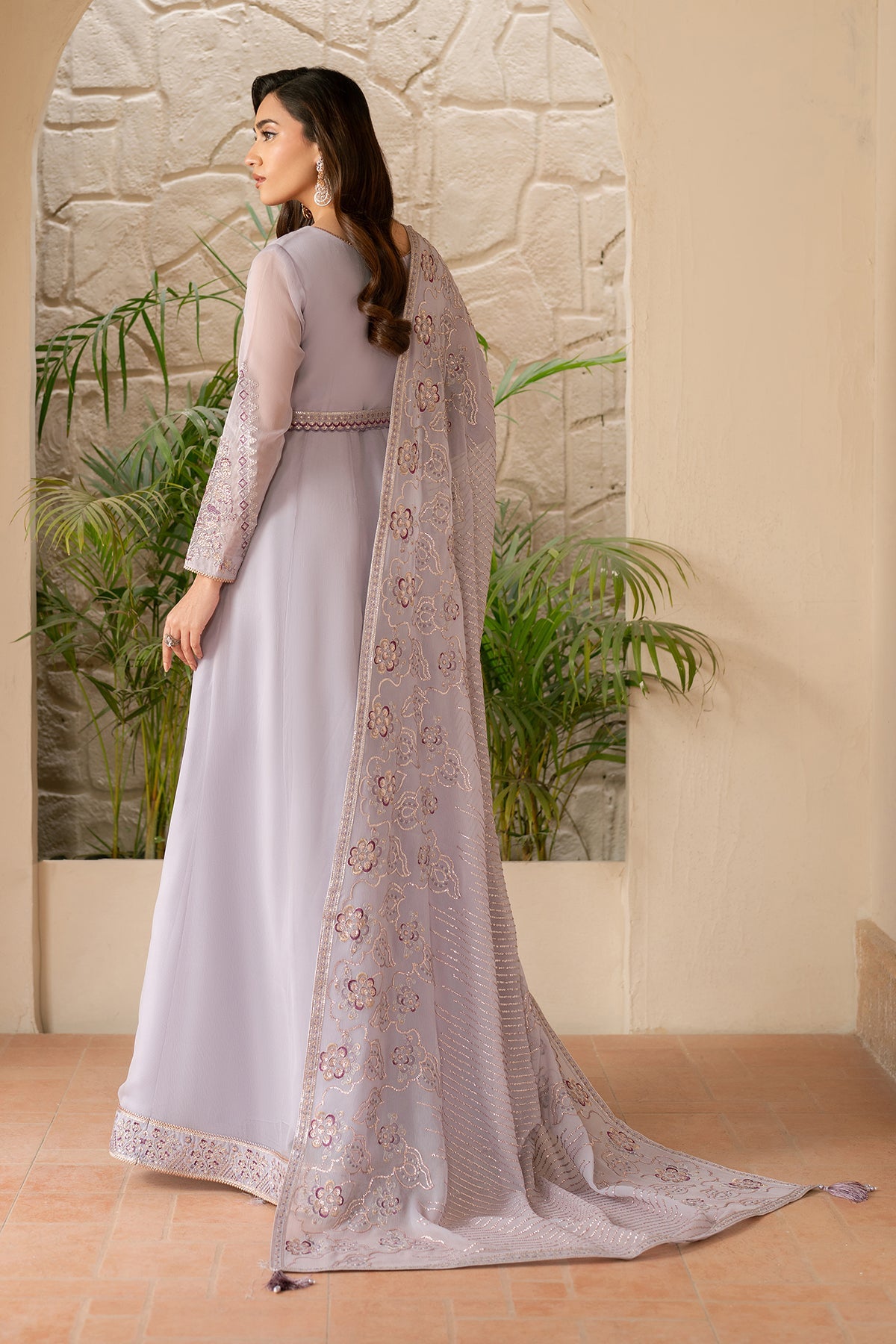 Lilac Dress 3 piece - RTW1028
