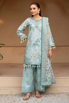 AF-EPL-7030-Fawn Embroidered Printed Lawn
