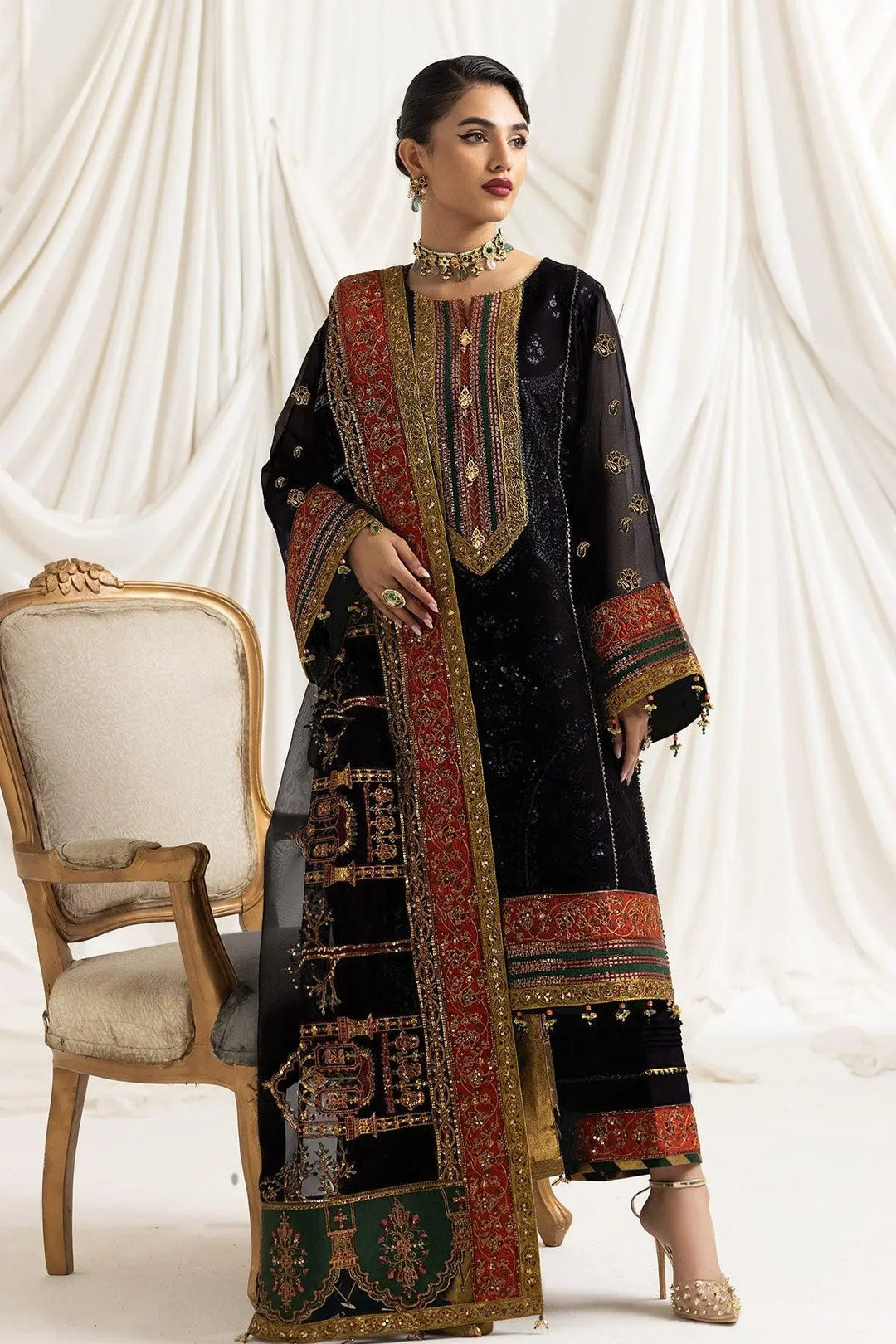 AF-CH-2116-Mehlika B Black Vol 11