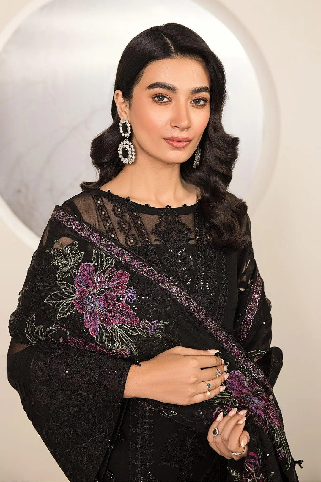 AF-CH-2151-Amera Embroidered Chiffon