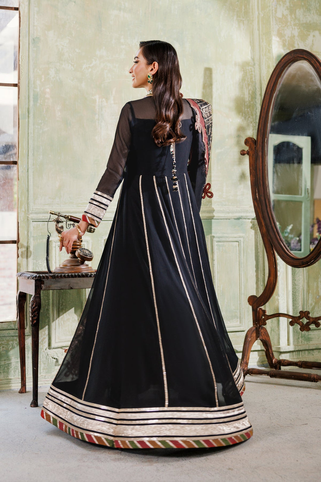 Black Dress 3 piece - RTW1026