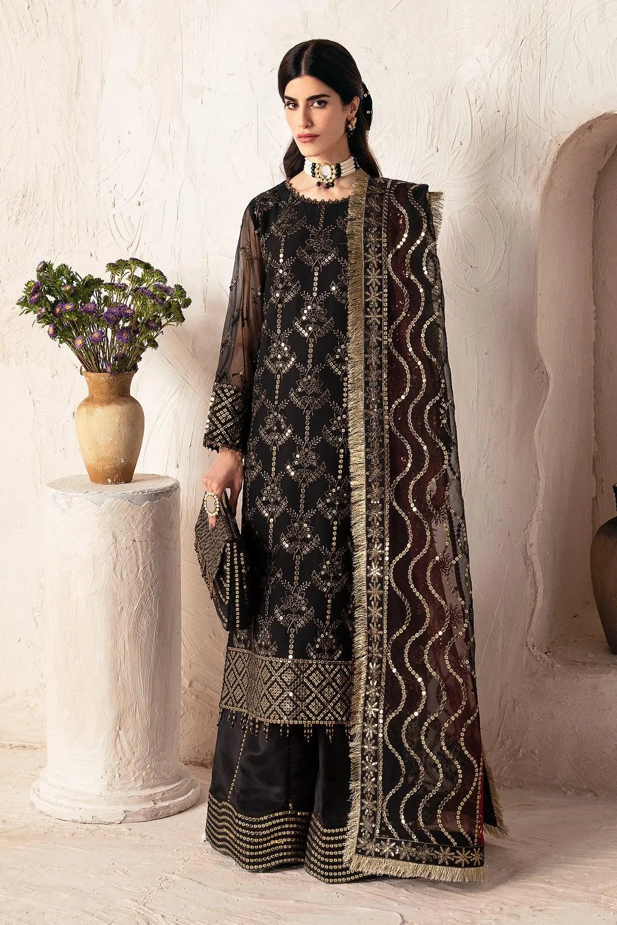 AF-CH-2172-Sajal Embroidered Chiffon