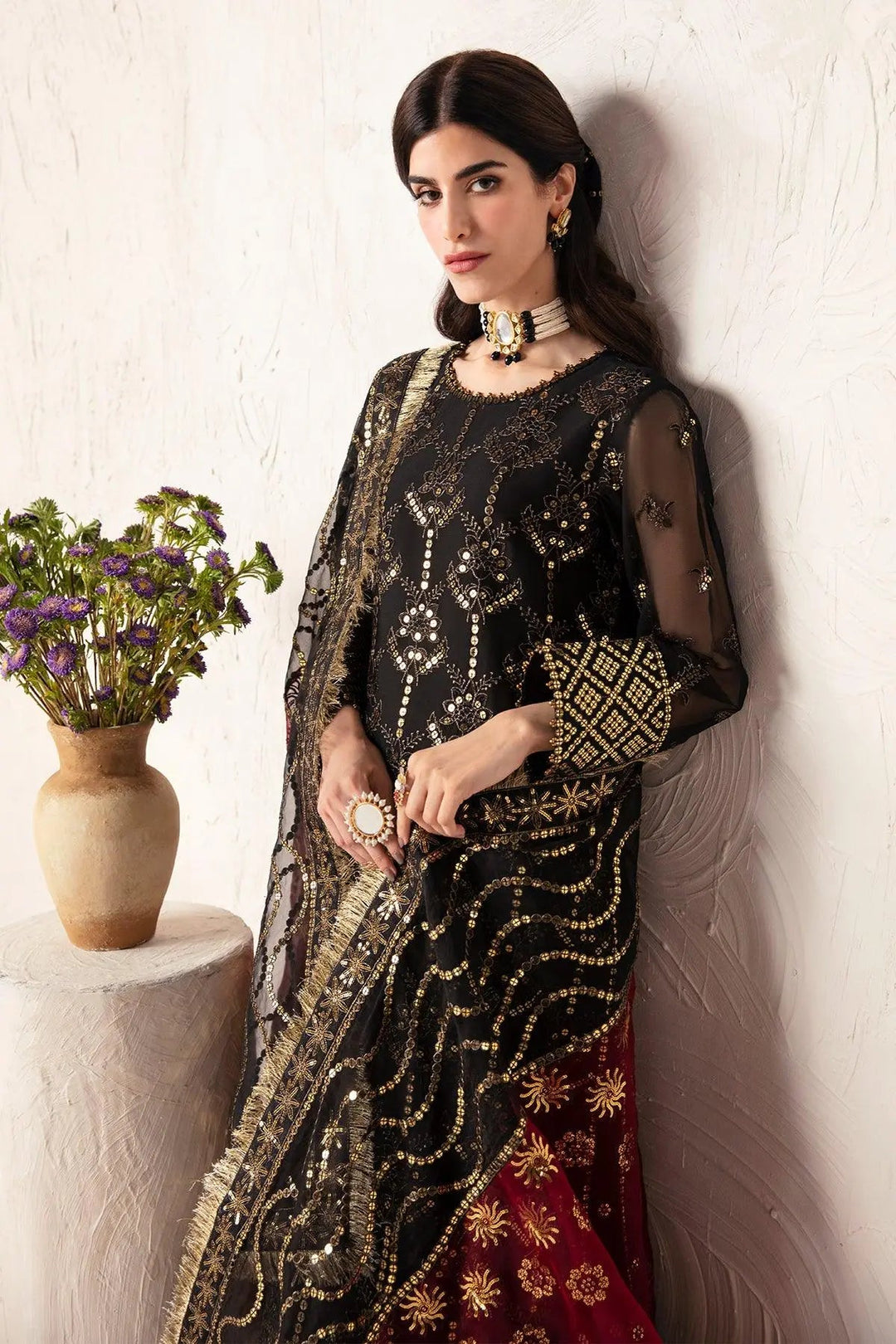 AF-CH-2172-Sajal Embroidered Chiffon