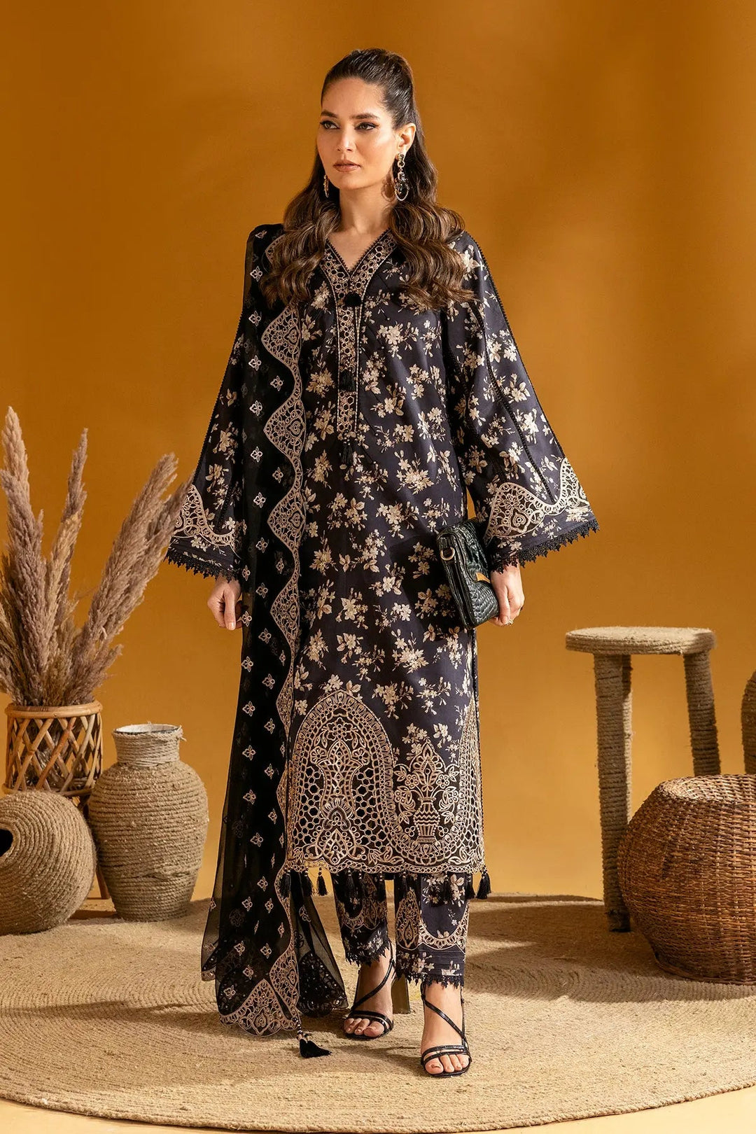 AF-EPL-7002-Tara Embroidered Printed Lawn