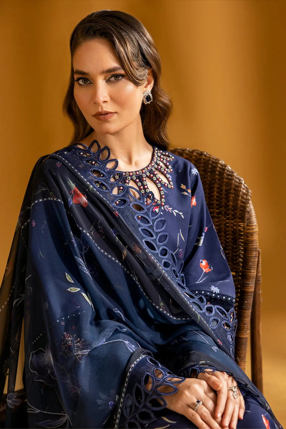 AF-EPL-7005-Iris Embroidered Printed Lawn