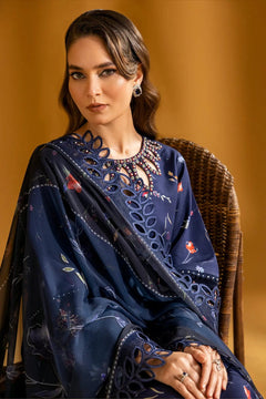 AF-EPL-7005-Iris Embroidered Printed Lawn