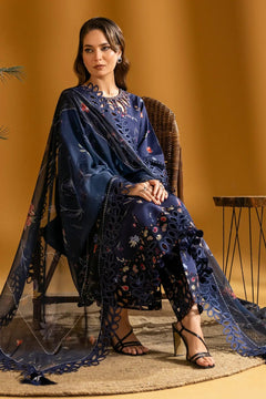 AF-EPL-7005-Iris Embroidered Printed Lawn