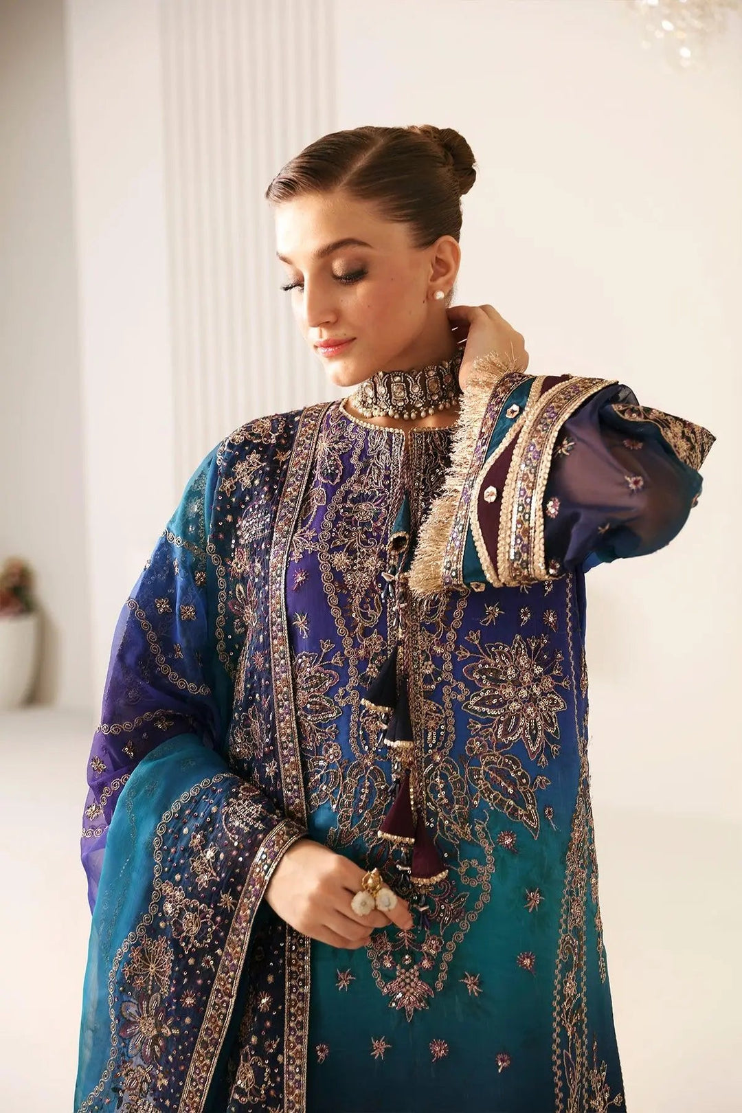 AF-CH-2182-Oasis Embroidered Chiffon
