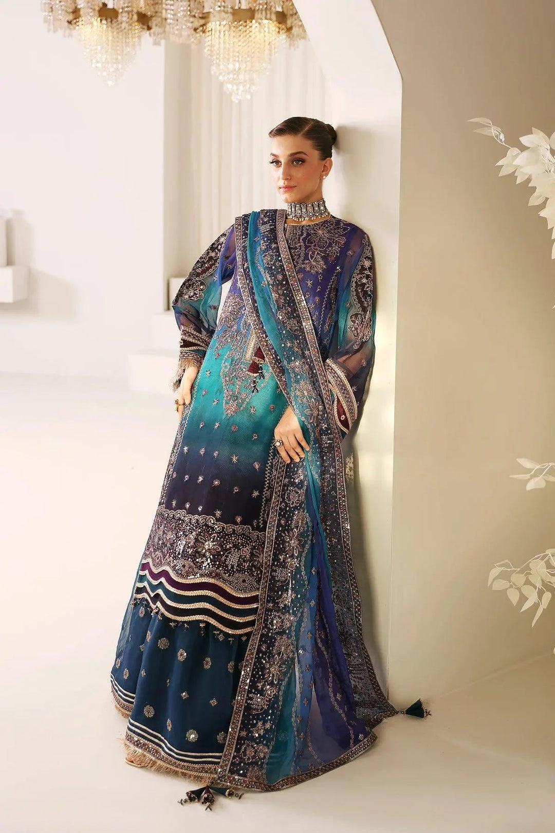 AF-CH-2182-Oasis Embroidered Chiffon