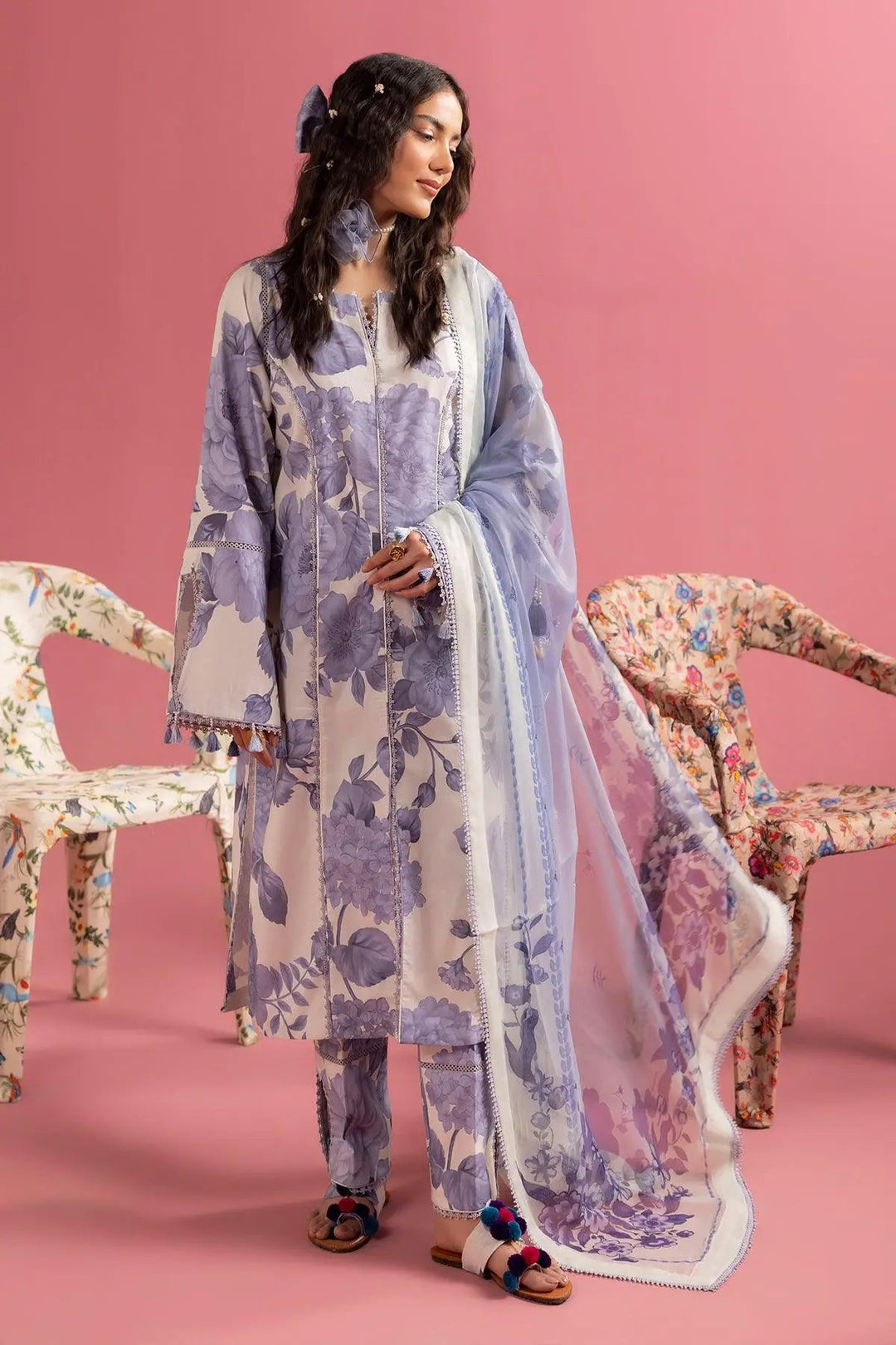 AF-PL-6001-Pearl Mist PRINTED LAWN